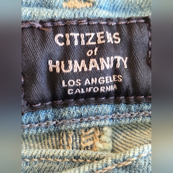 Citizens of Humanity High Rise Cigarette Ankle Light Wash Jeans Size 29 - Picture 13 of 16